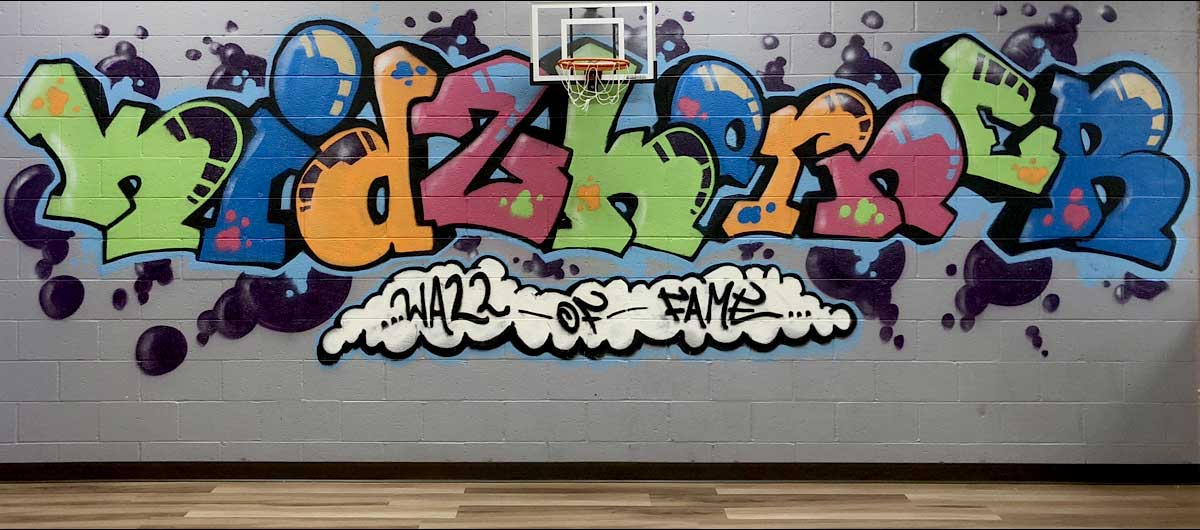 Kidz Korner Guilderland After School Graffiti mural